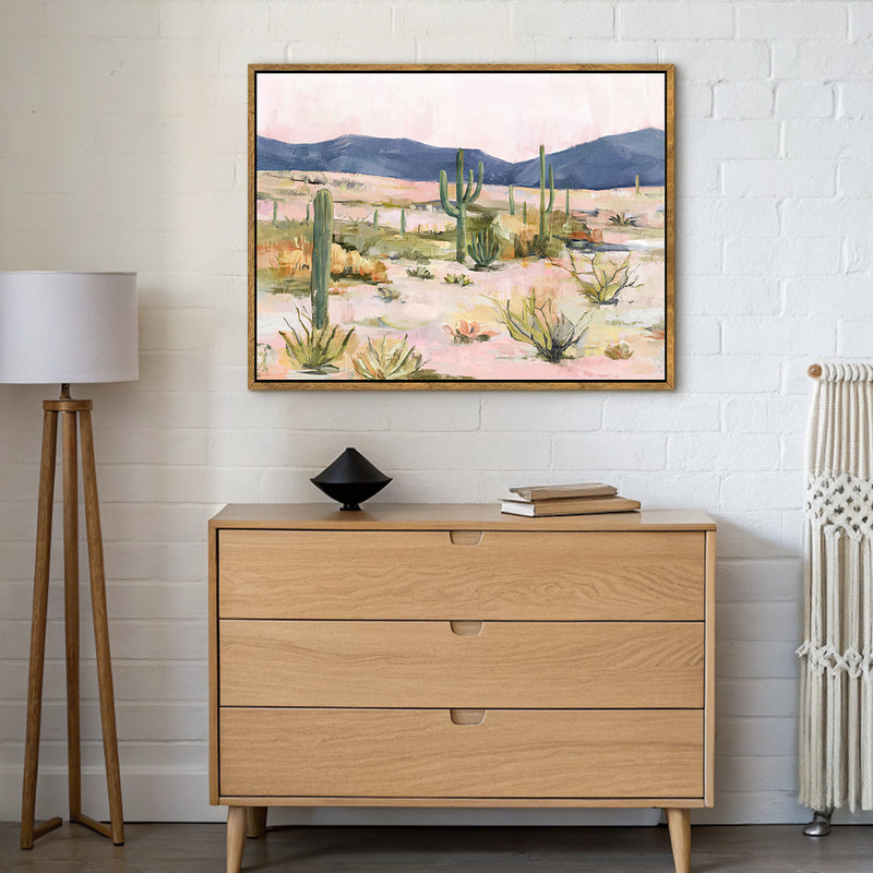 Desert Dreamscape Manually Crafted Wall Art