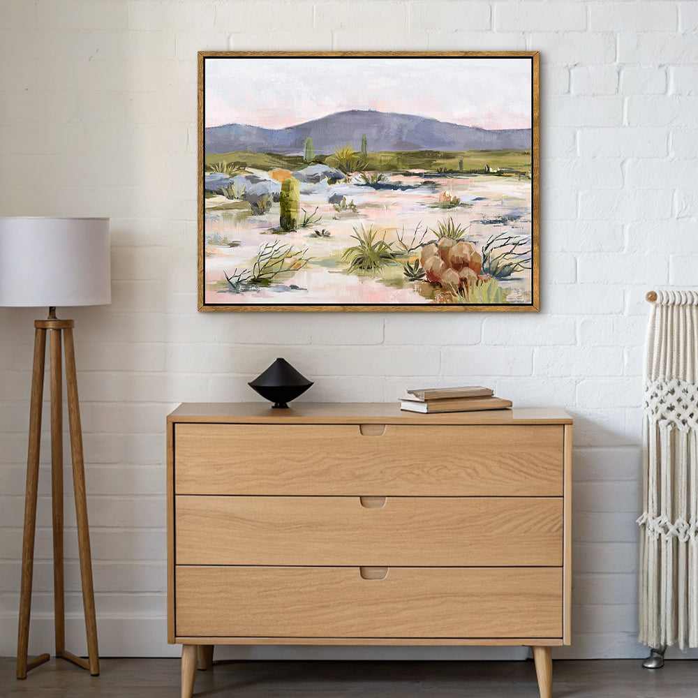 Desert Dreamscape Manually Crafted Wall Art