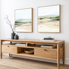 Serene Watercolor Landscape Wall Art