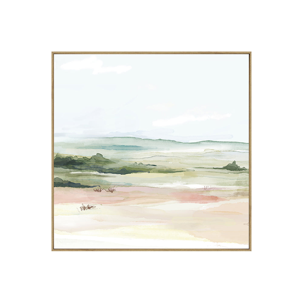 Serene Watercolor Landscape Wall Art