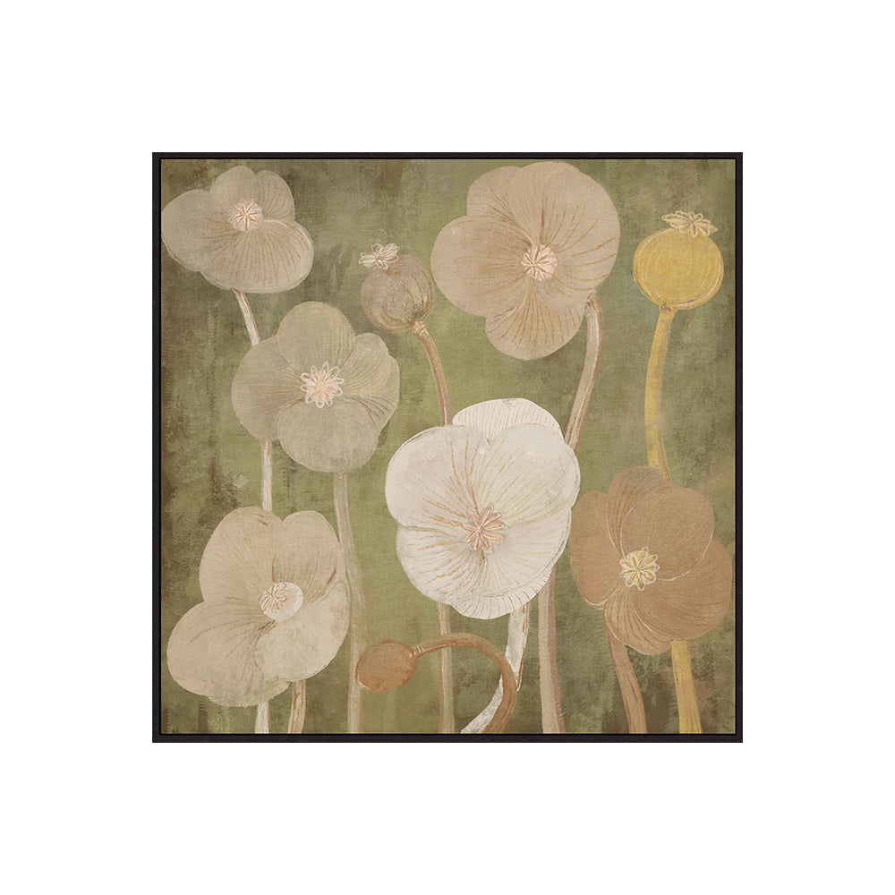 Botanical Elegance: Hand-Painted Floral Canvas Art