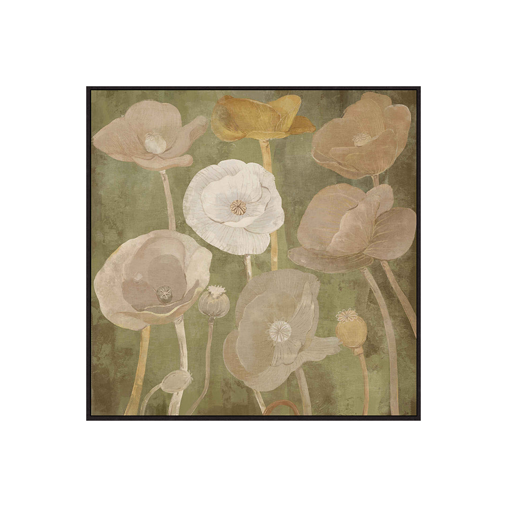 Botanical Elegance: Hand-Painted Floral Canvas Art