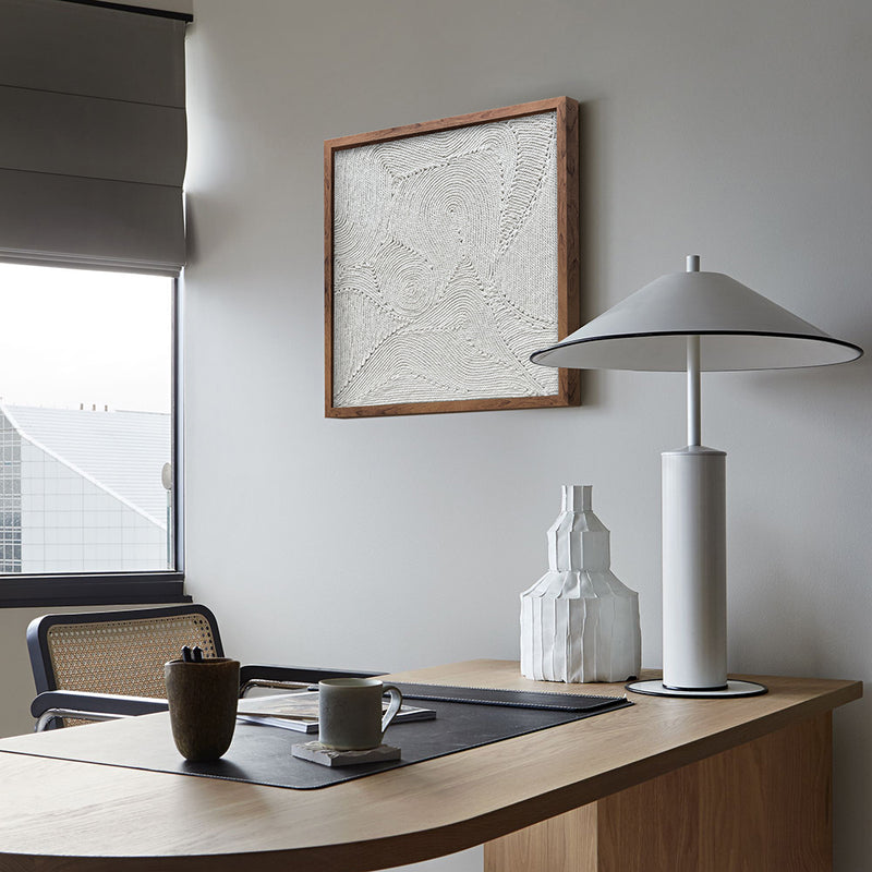 Serene Spiral Cotton Rope Wall Art