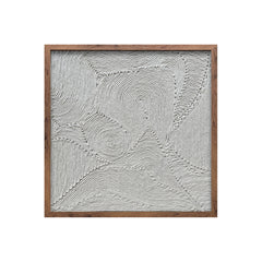 Serene Spiral Cotton Rope Wall Art