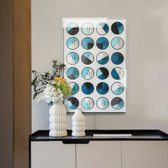 Contemporary Circles: Carved MDF and Acrylic Wall Art