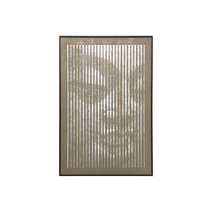 Serene Buddha Carving MDF Panel with PS Frame