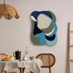 Contemporary Flannelette Wall Art - Coastal Bliss