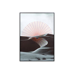 Desert Radiance: Modern Geometric Wall Art