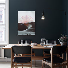 Desert Radiance: Modern Geometric Wall Art