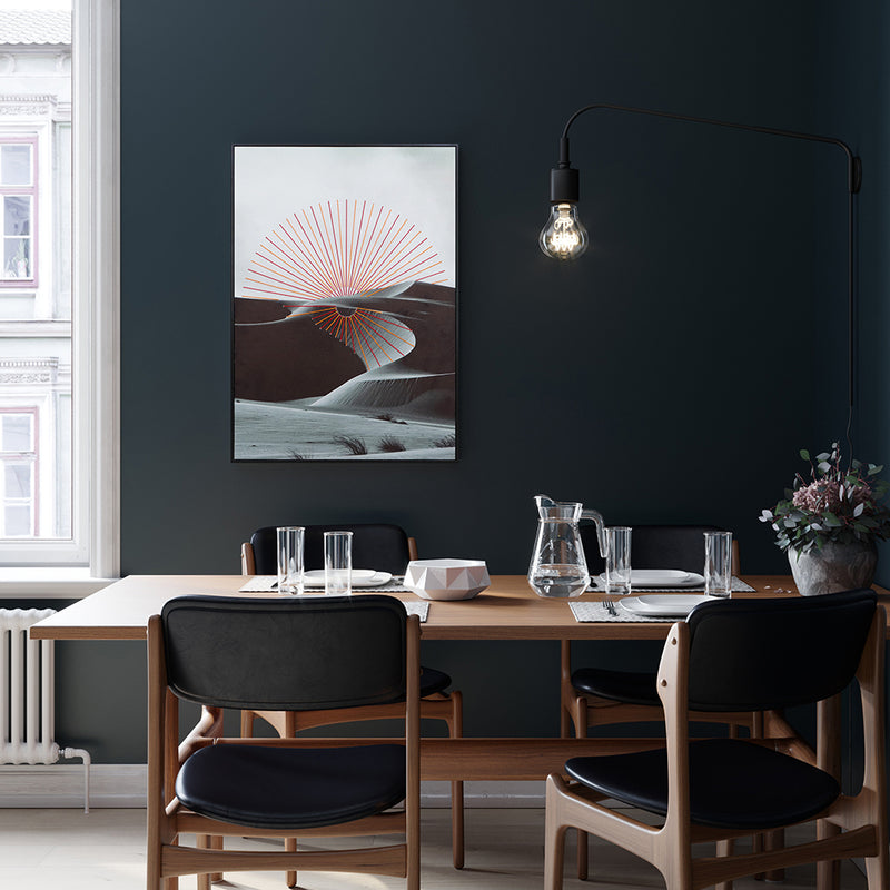 Desert Radiance: Modern Geometric Wall Art