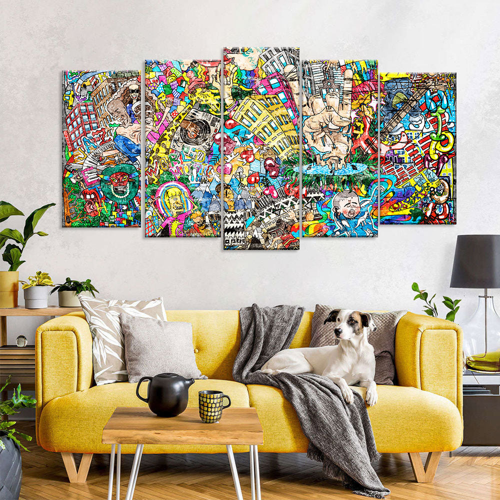 Graffiti Canvas Art