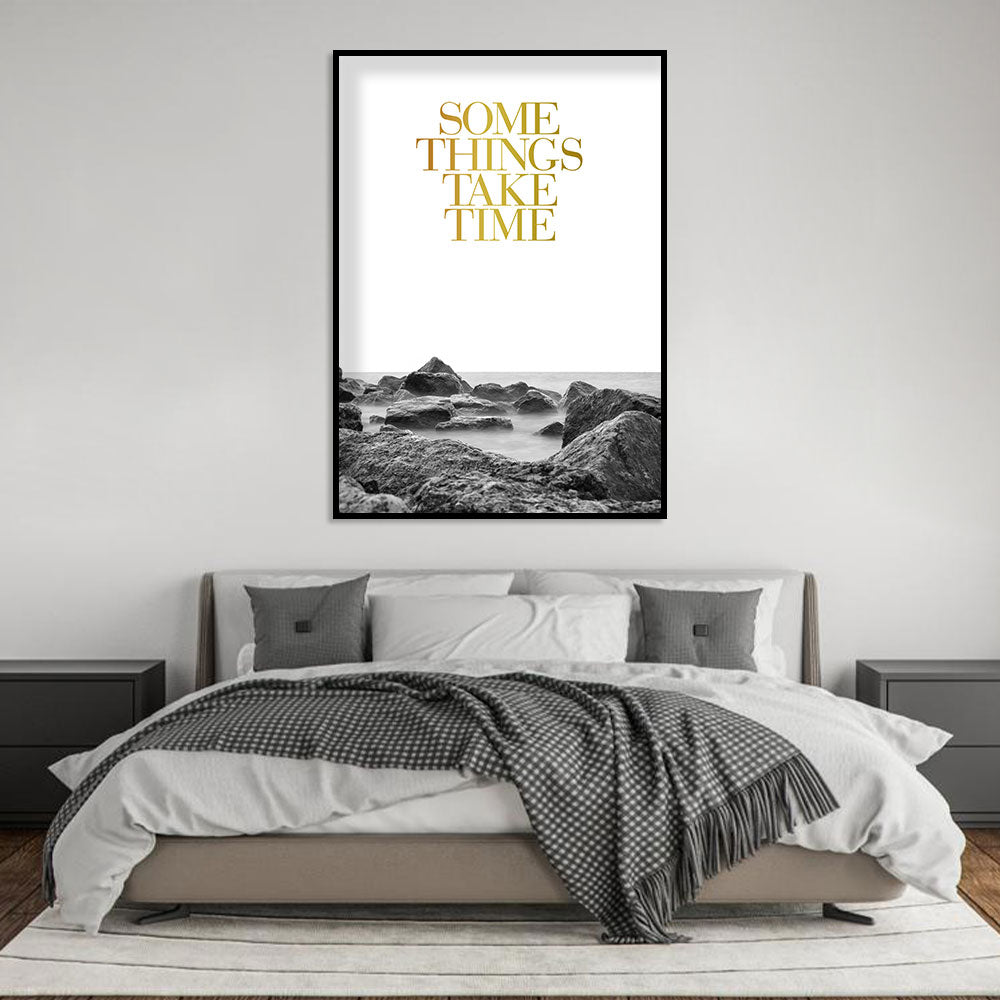 Some Things Take Time Canvas Wall Art