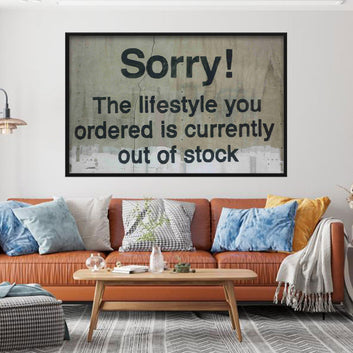 The Lifestyle You Ordered Canvas Wall Art