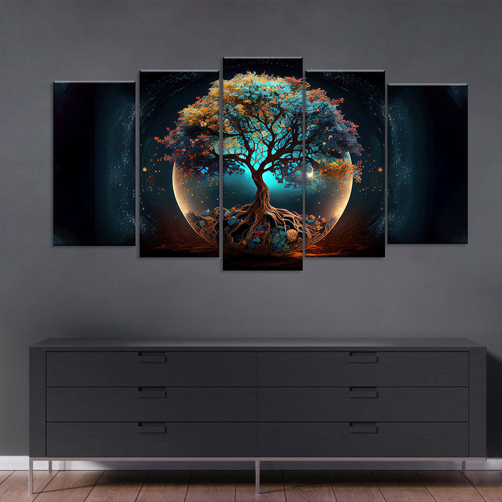 Fantasy Tree of Life Canvas Wall Art