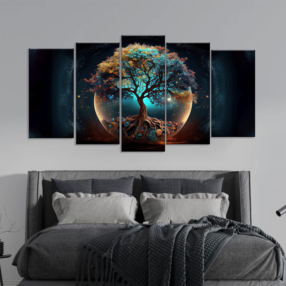 Fantasy Tree of Life Canvas Wall Art