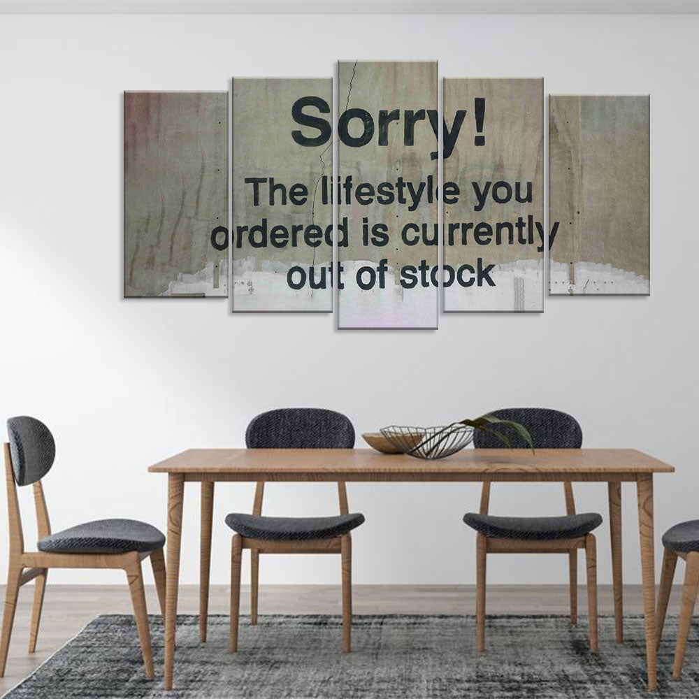 The Lifestyle You Ordered Canvas Wall Art