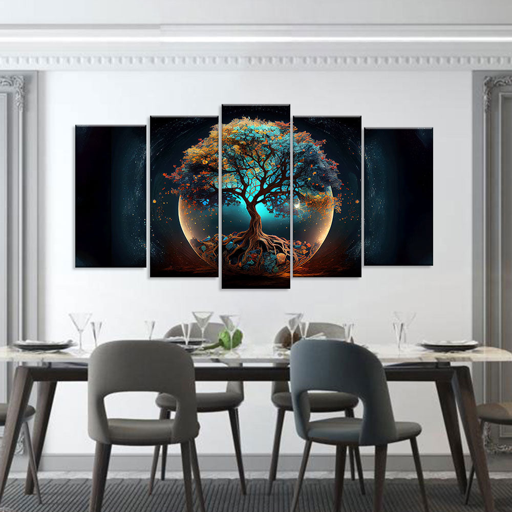 Fantasy Tree of Life Canvas Wall Art