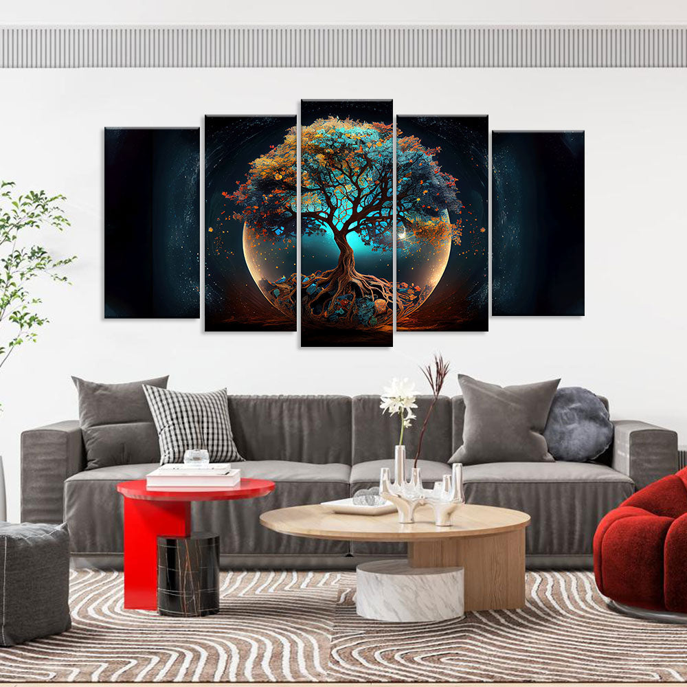 Fantasy Tree of Life Canvas Wall Art