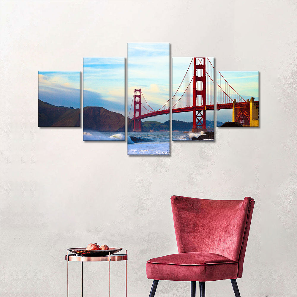 Golden Gate Bridge canvas wall art