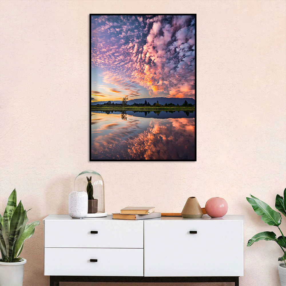 Reflections of Dusk Canvas Wall Art