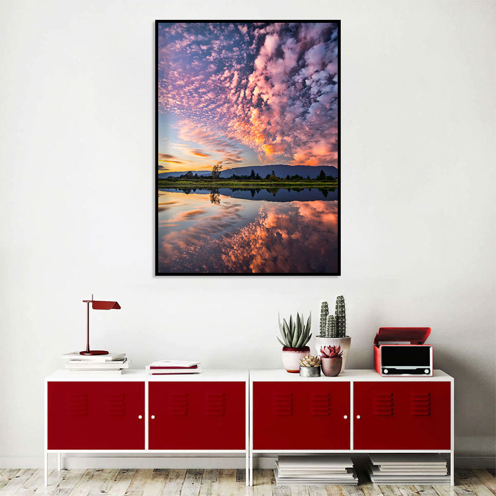 Reflections of Dusk Canvas Wall Art