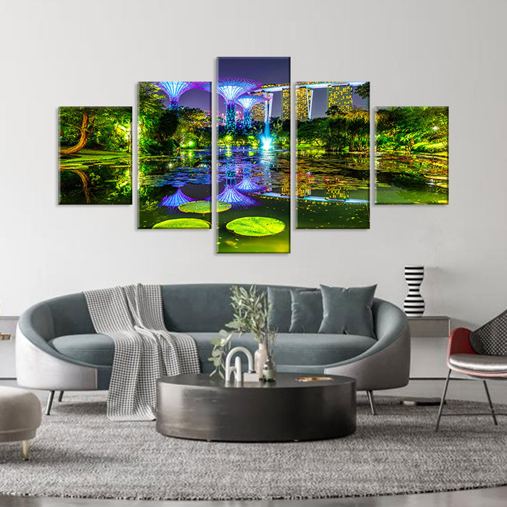 Singapore Gardens by the Bay Canvas Wall Art