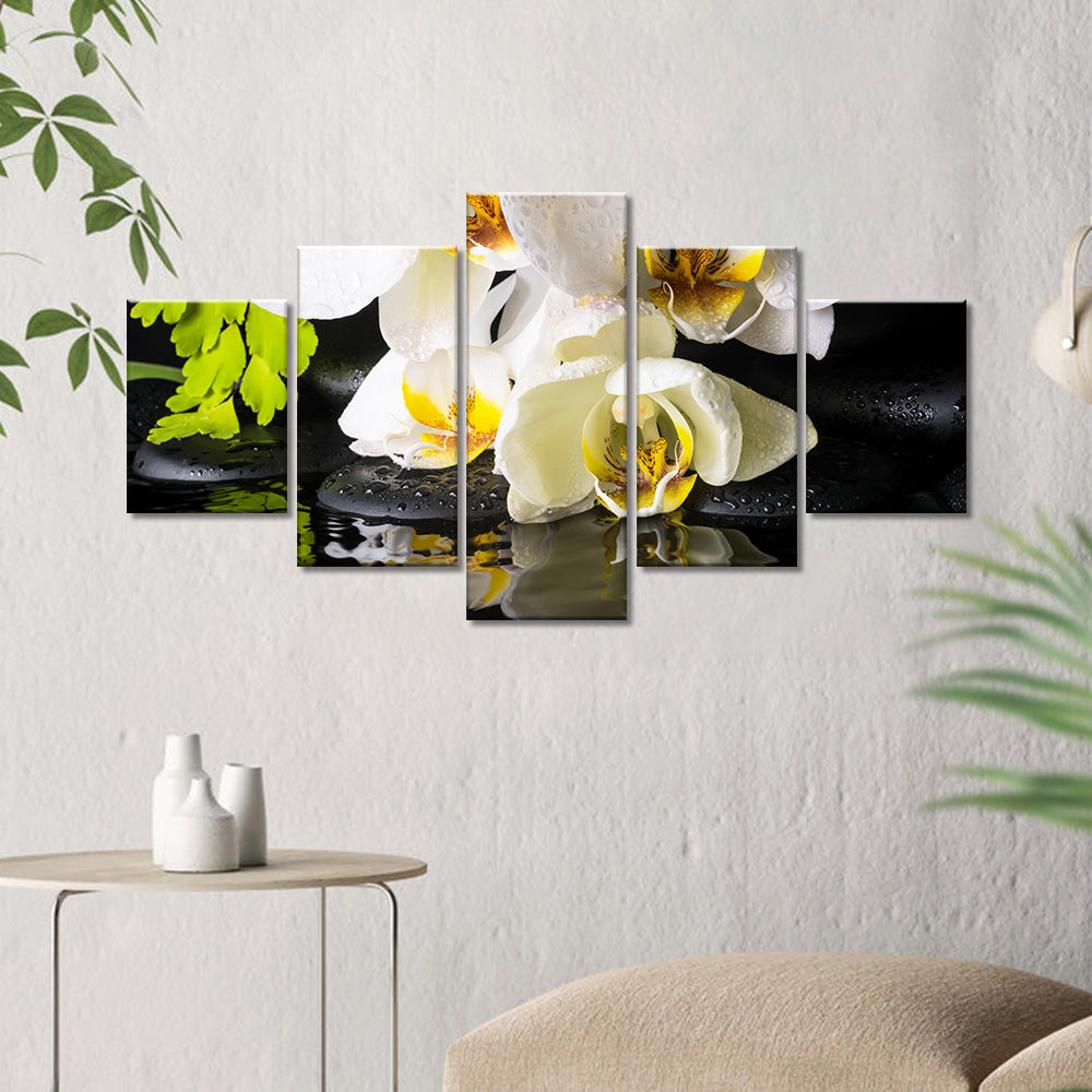  Delicate Zen Orchids canvas wall art