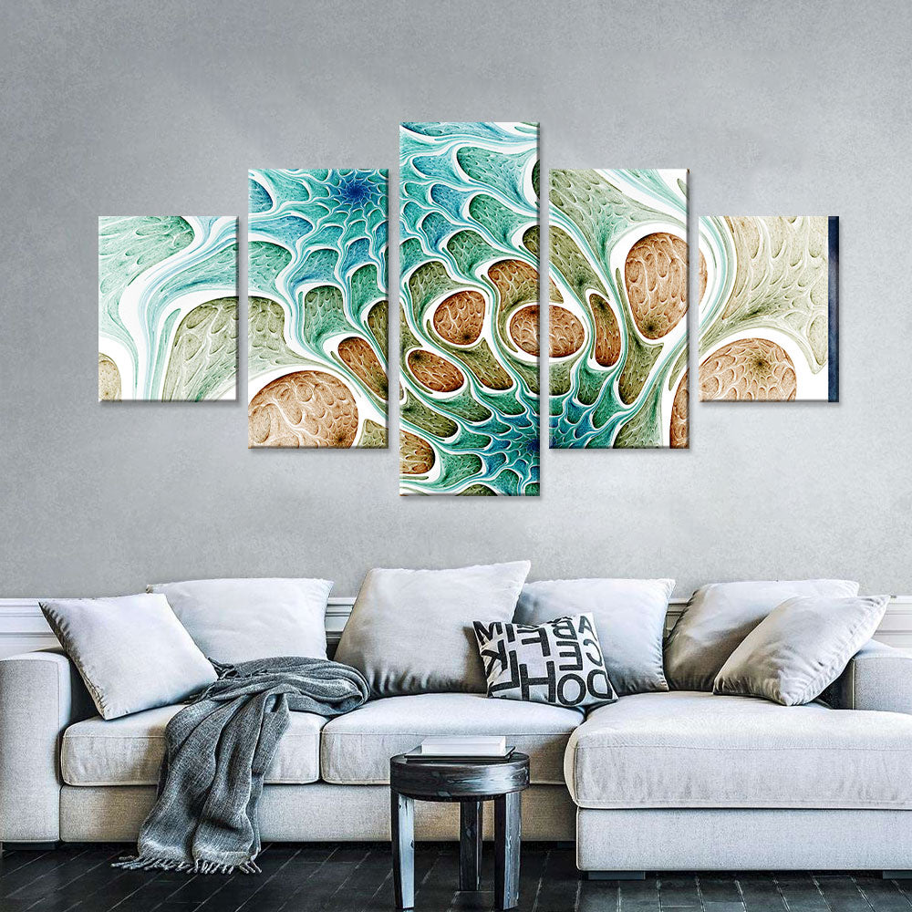  Fractal Sea Creatures Patterns canvas wall art