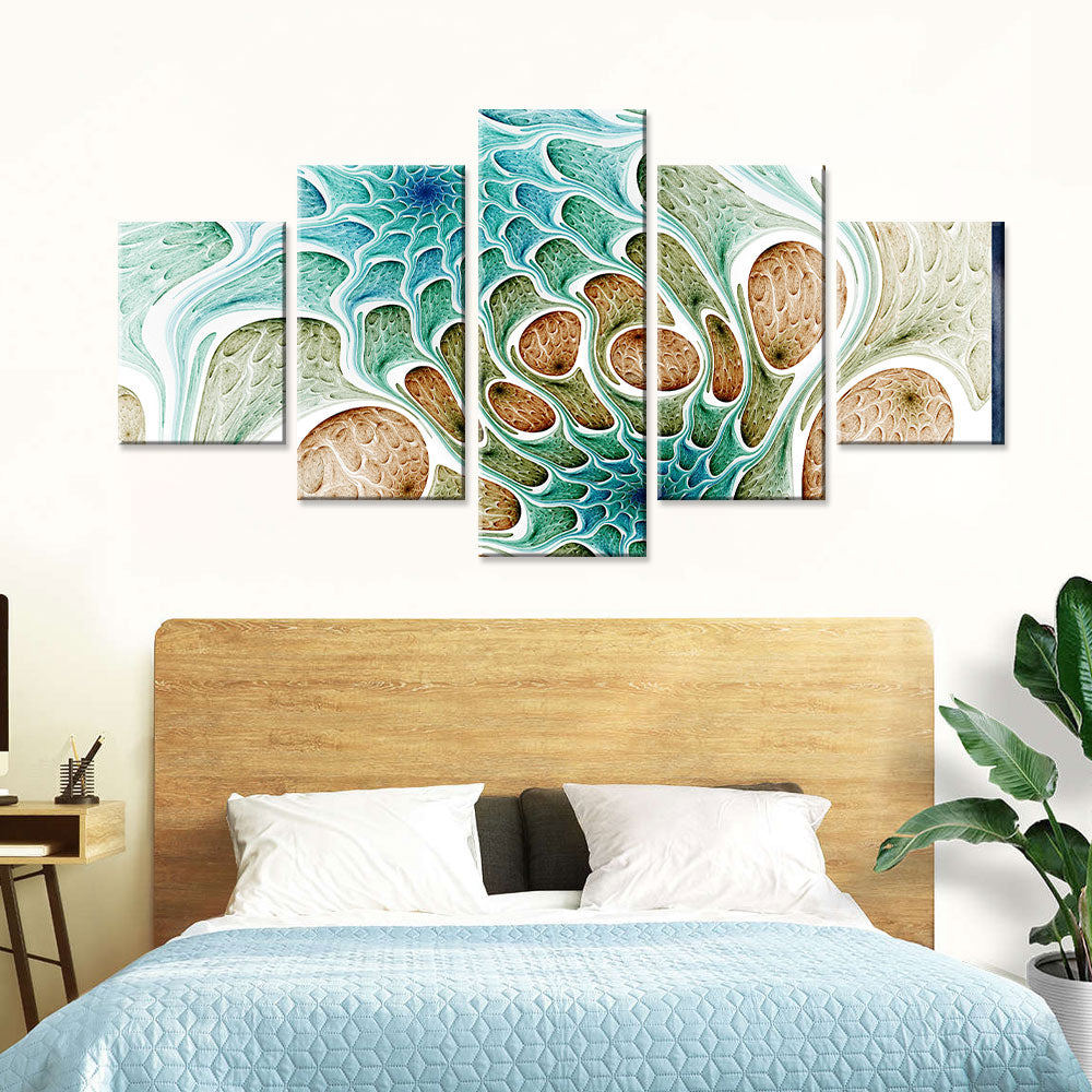  Fractal Sea Creatures Patterns canvas wall art