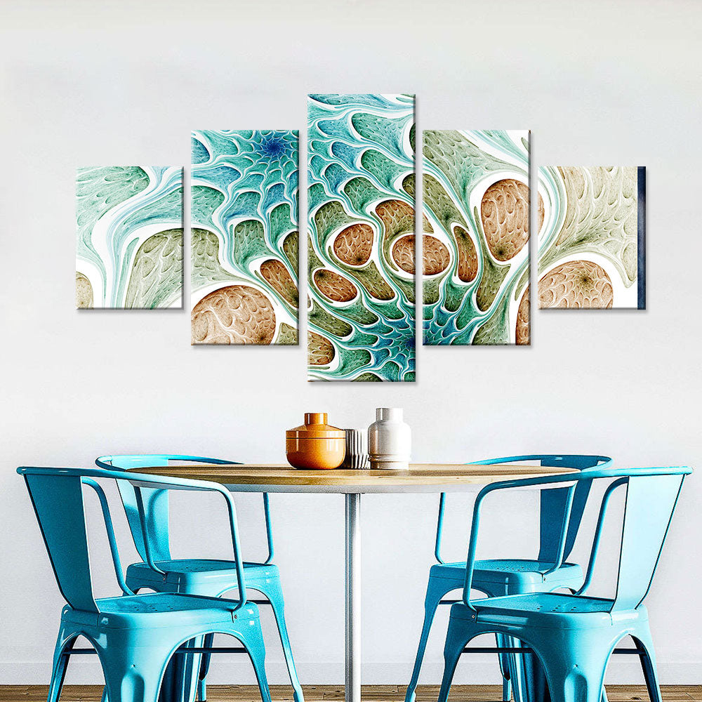  Fractal Sea Creatures Patterns canvas wall art