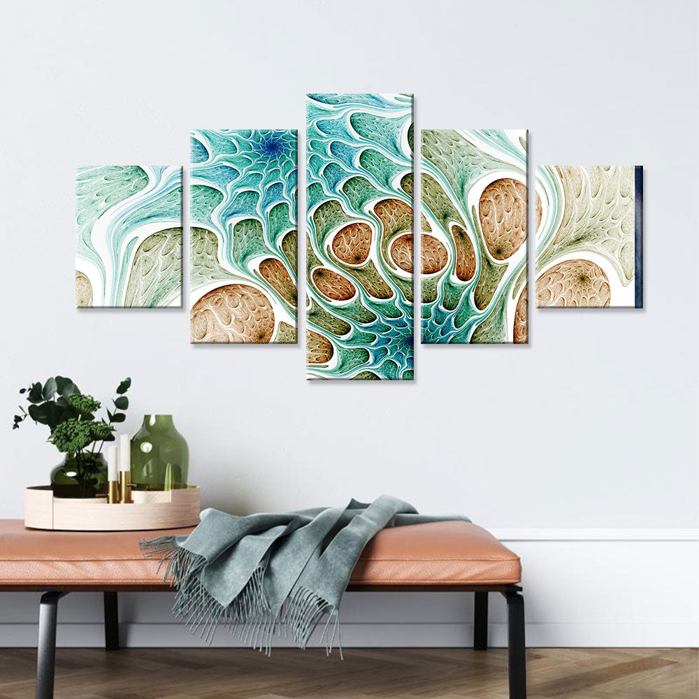  Fractal Sea Creatures Patterns canvas wall art