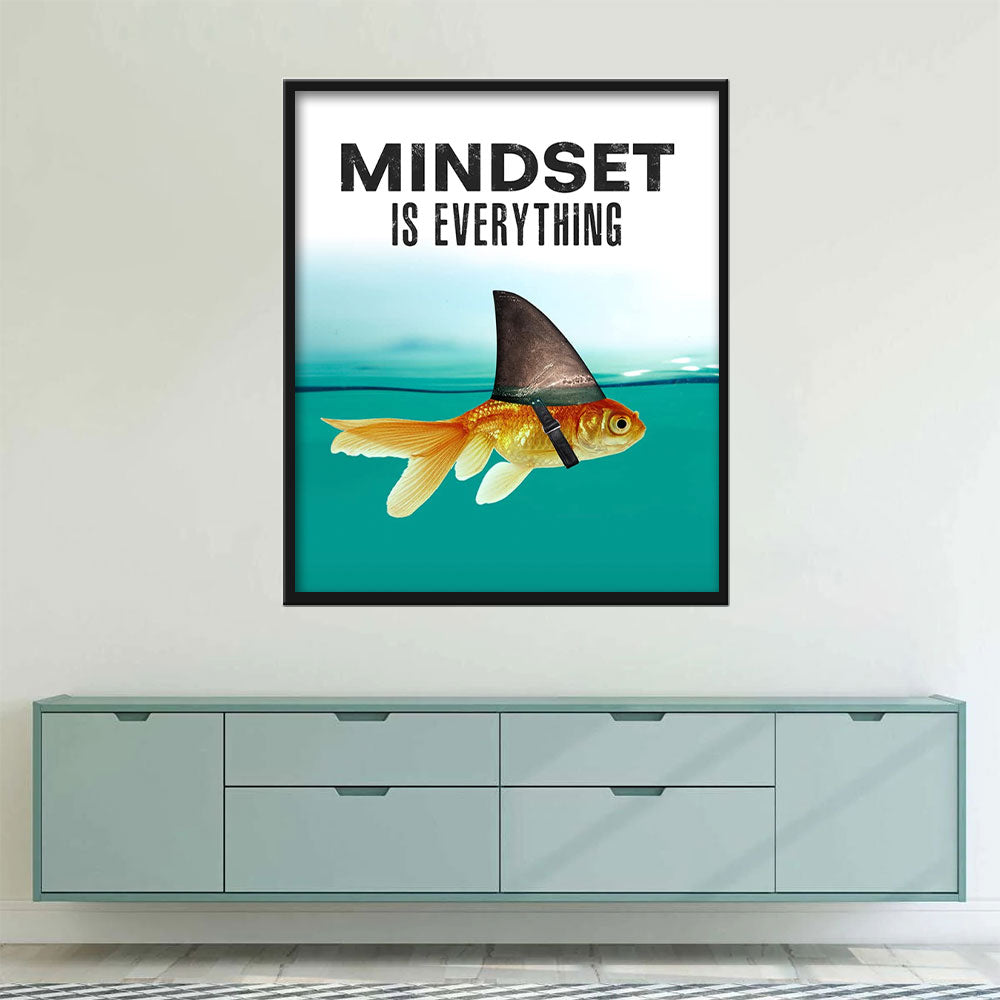 Mindset is Everything Canvas Wall Art