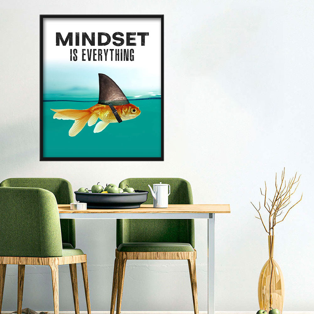 Mindset is Everything Canvas Wall Art