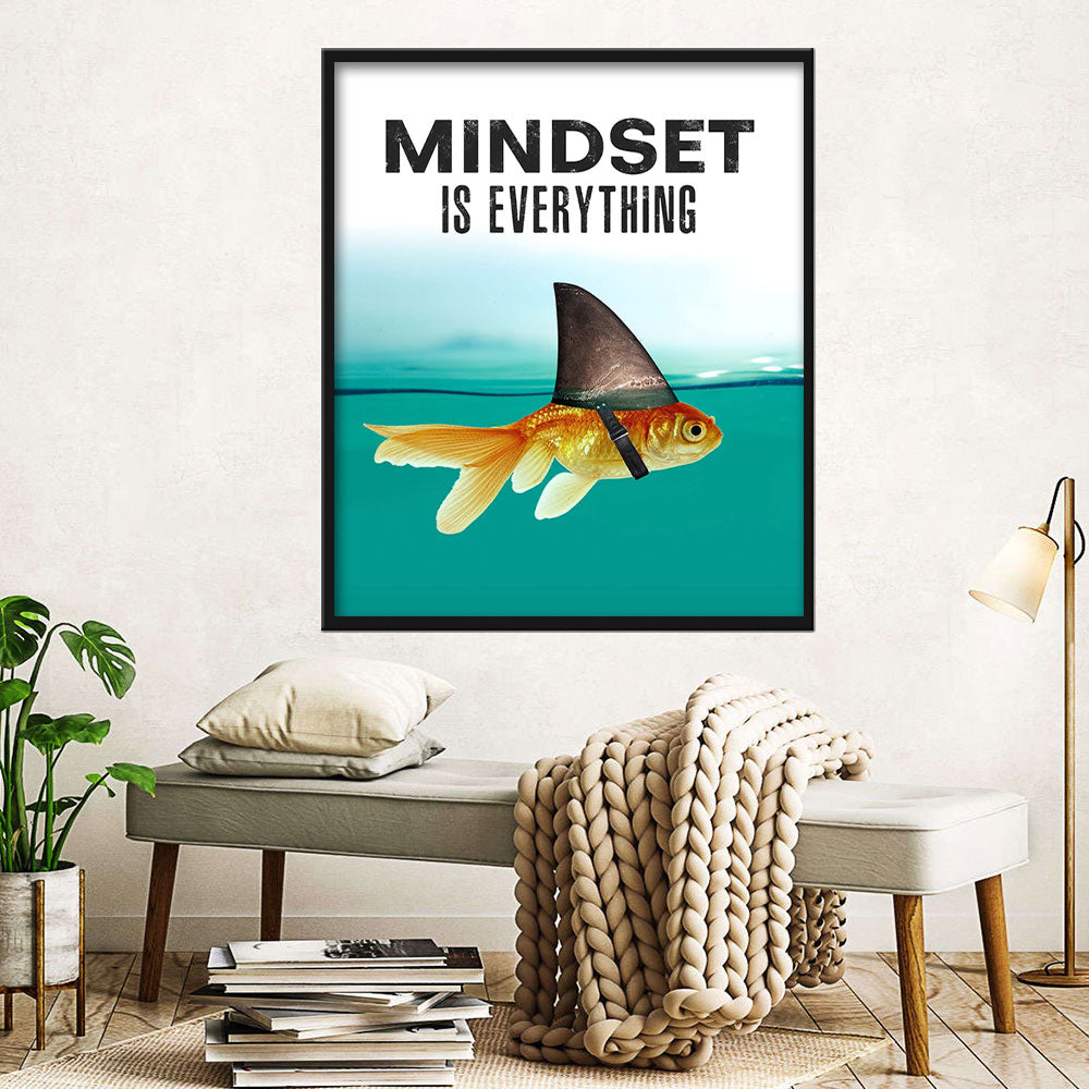 Mindset is Everything Canvas Wall Art