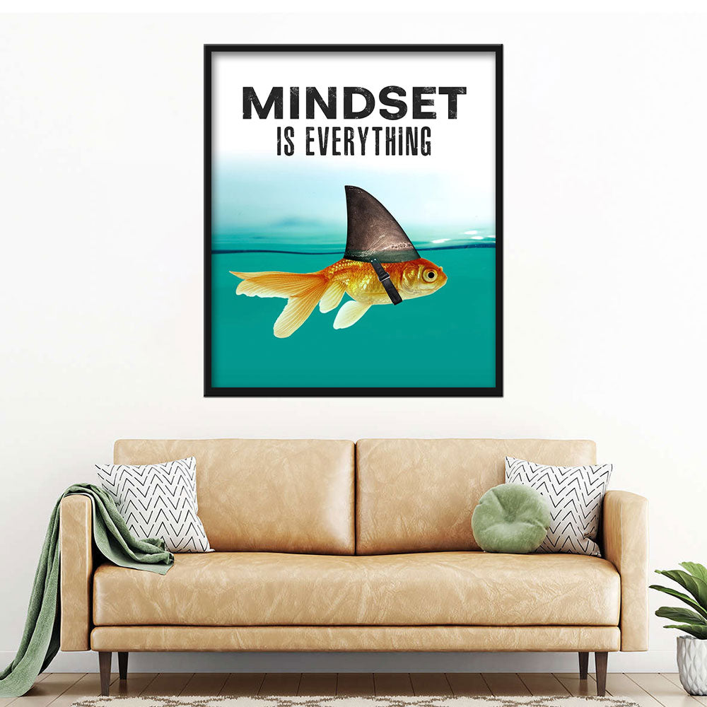 Mindset is Everything Canvas Wall Art