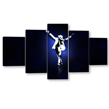 Michael Jackson Classical Dance Move Canvas Wall Art