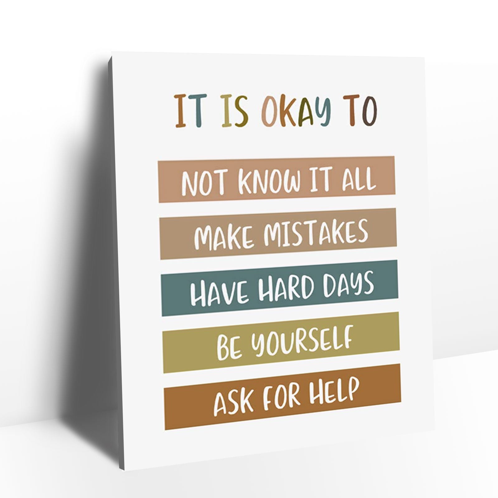 It Is Okay Canvas Wall Art