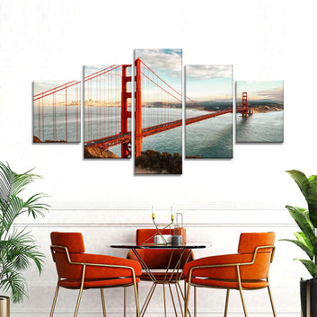 San Francisco Golden Gate Bridge Canvas Wall Art