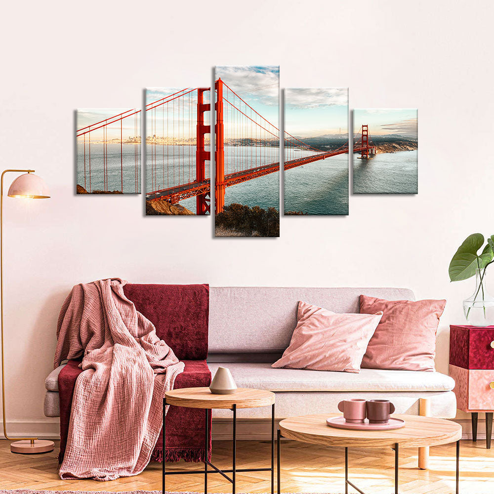 San Francisco Golden Gate bridge canvas wall art