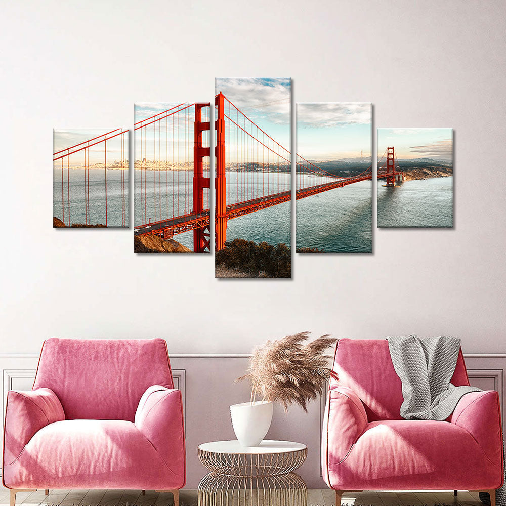 San Francisco Golden Gate bridge canvas wall art