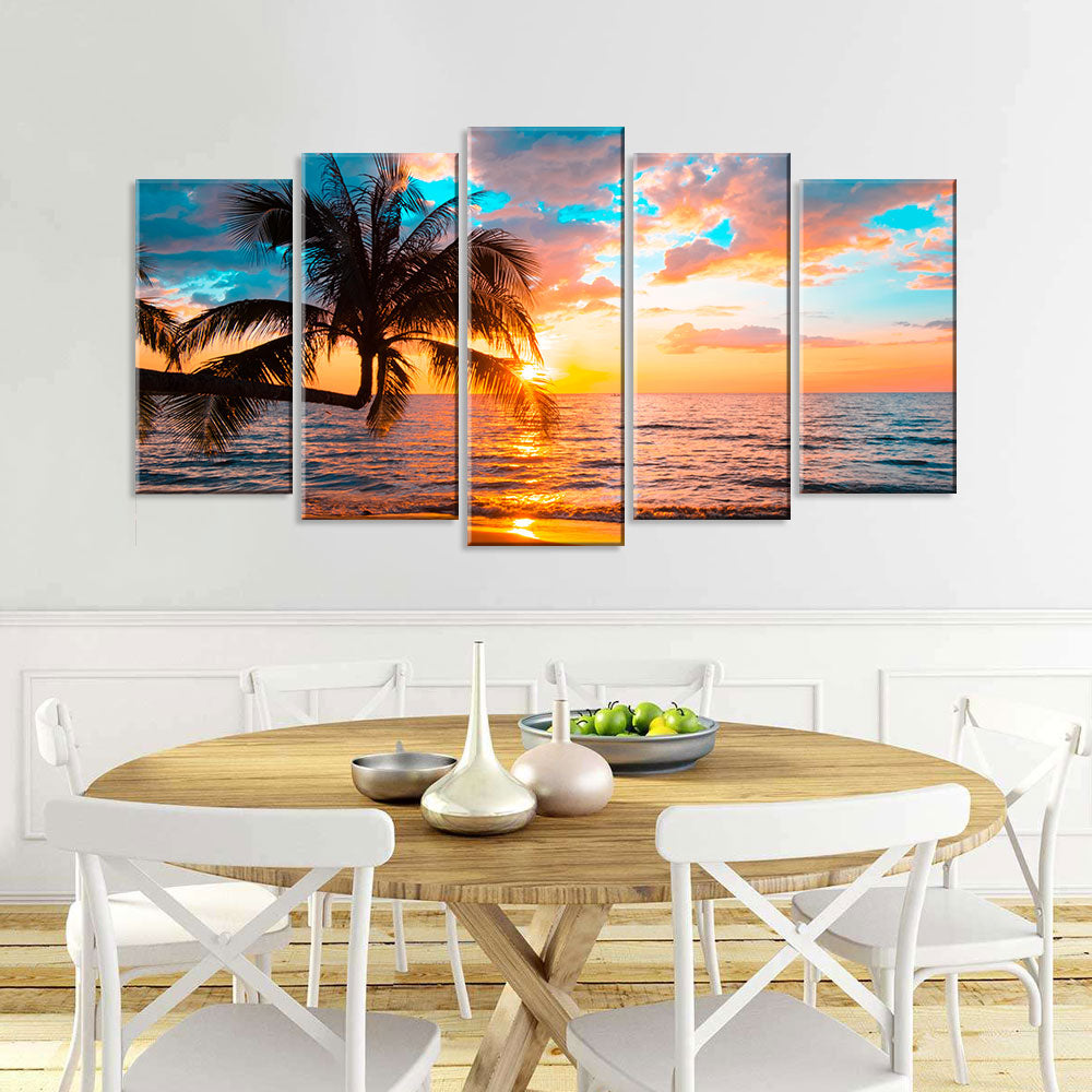 Canvas beach deals wall art