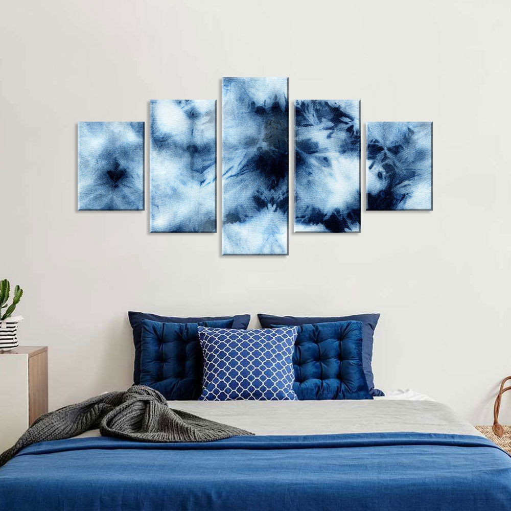 Abstract Tie Dye Background Canvas Wall Art