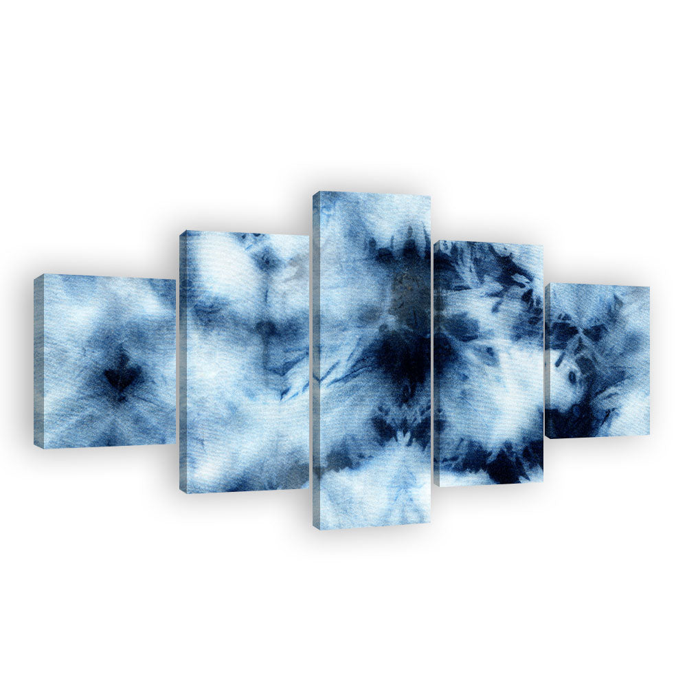 Abstract Tie Dye Background Canvas Wall Art