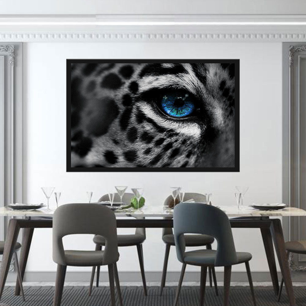  Blue Eyes Leopard Canvas Wall Art