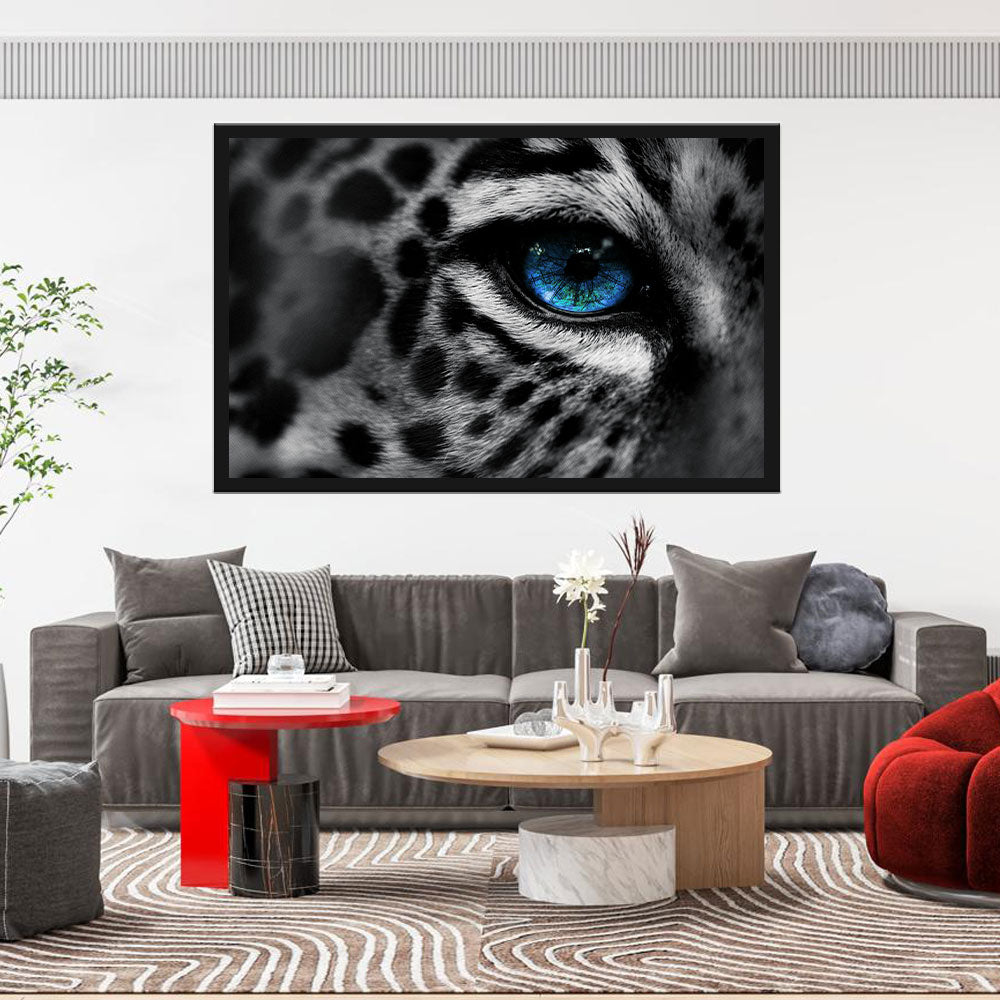  Blue Eyes Leopard Canvas Wall Art