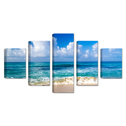 Ocean Breeze 5-Piece Canvas Wall Art