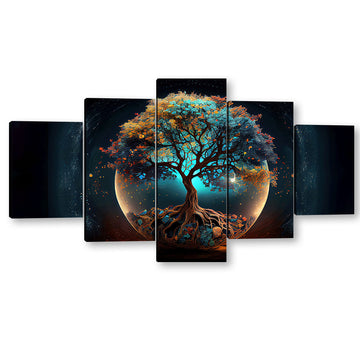 Fantasy Tree of Life Canvas Wall Art