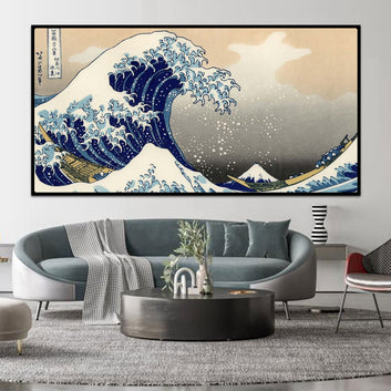 The Great Wave off Kanagawa Japanese Art Canvas Wall Art