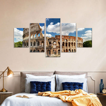 Colosseum in Rome Canvas Wall Art