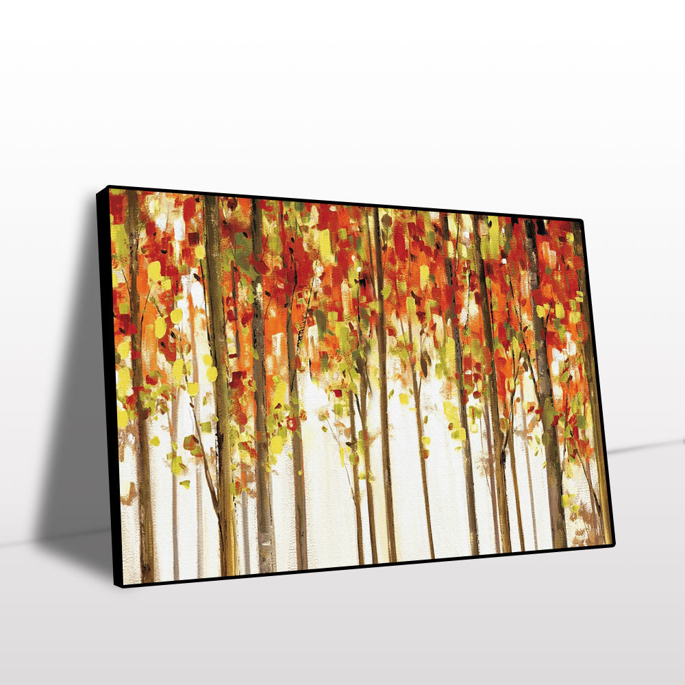 Vibrant Autumn Forest Canvas Wall Art 